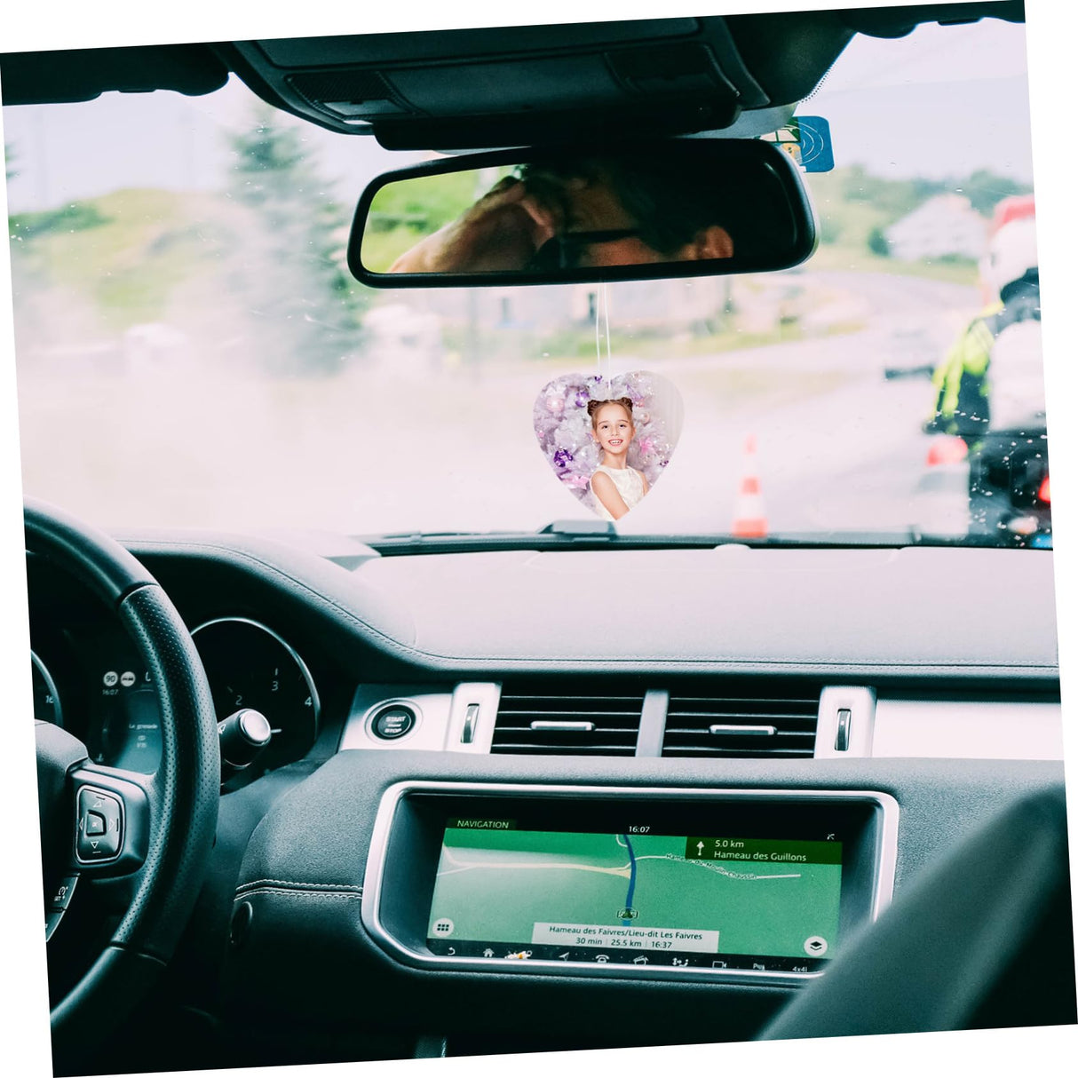 SUPVOX 1 Set Felt Aroma Diffuser Heat Transfer Felt Sublimation Blank for Sublimation Heart Sublimation Air Freshener Sublimation Ornament Blanks Decorate Love SUPVOX