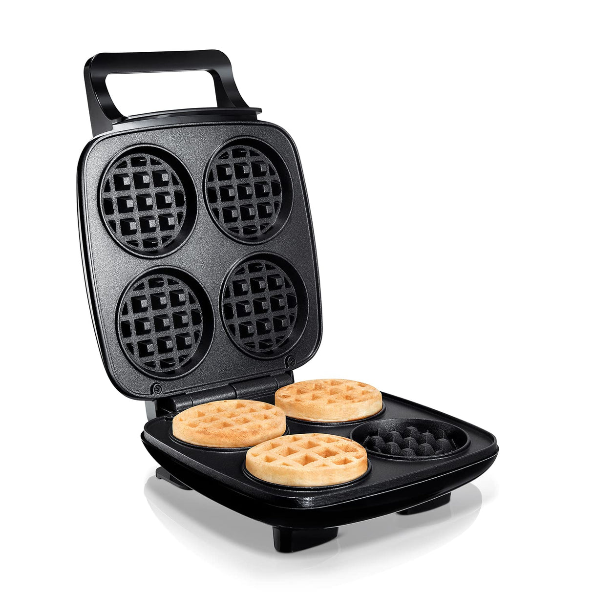 mywaffle Classic Waffle & Chaffle Maker - For Breakfast, Churro, Keto, Belgian and Dessert Waffles - Non-Stick Surface, Extra Deep Plates and Easy to Clean, Perfect for Individuals and Families homeart