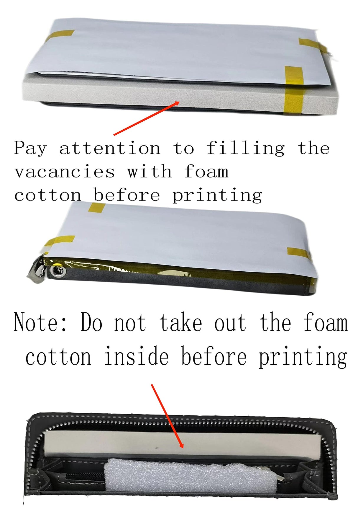 Youkang Sublimation Wallet Women's Zipper Card Holder Storage Bag Women's Travel Clutch Wristband DIY Craft (Grey) Youkang