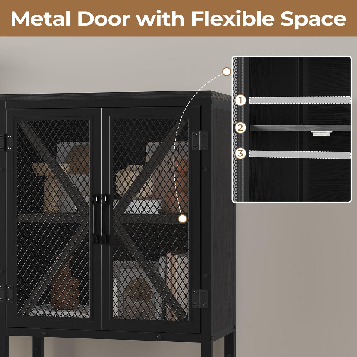 HAUOMS Corner Bookshelf, 5 Tier Industrial Convertible Bookshelf with 6 Fabric Drawers, Corner Bookcase Large L Shaped Storage Display Shelf for Home Office, Living Room, Kitchen, Black HAUOMS