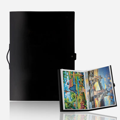 SAWTKLF Puzzle Storage Folder for 1000 Pieces,Space-Saving Puzzle Organizer and Storage, Puzzle Saver,Holds 20 Puzzles, Dust-Proof Storage Puzzle Accessories