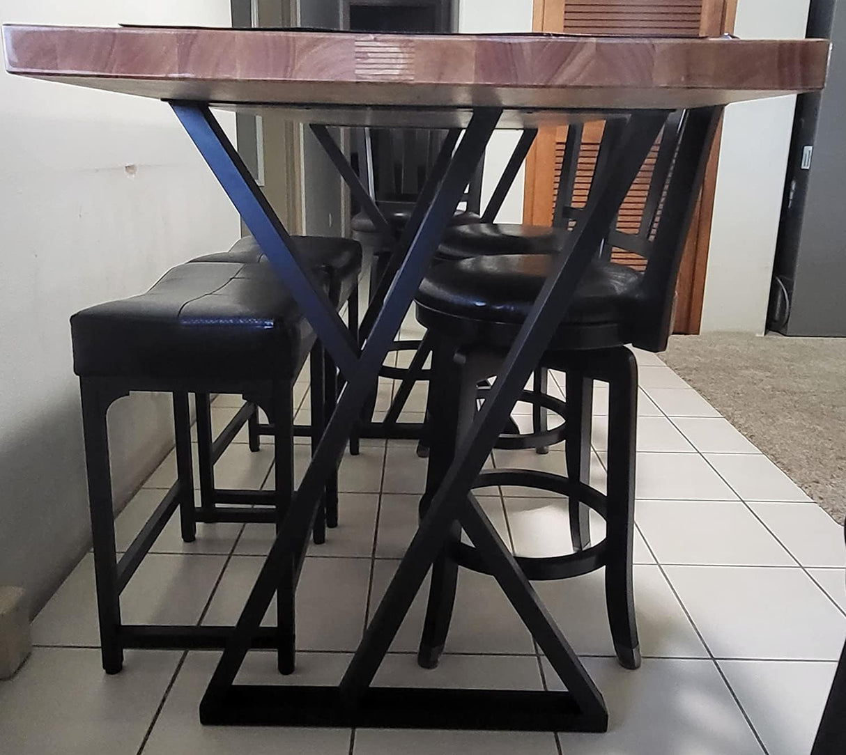 BOTAOYIYI Table Legs 36 Inch, Counter Height Table Legs, Bar Metal High Tall Base Desk Steel for Kitchen or Outdoor BOTAOYIYI