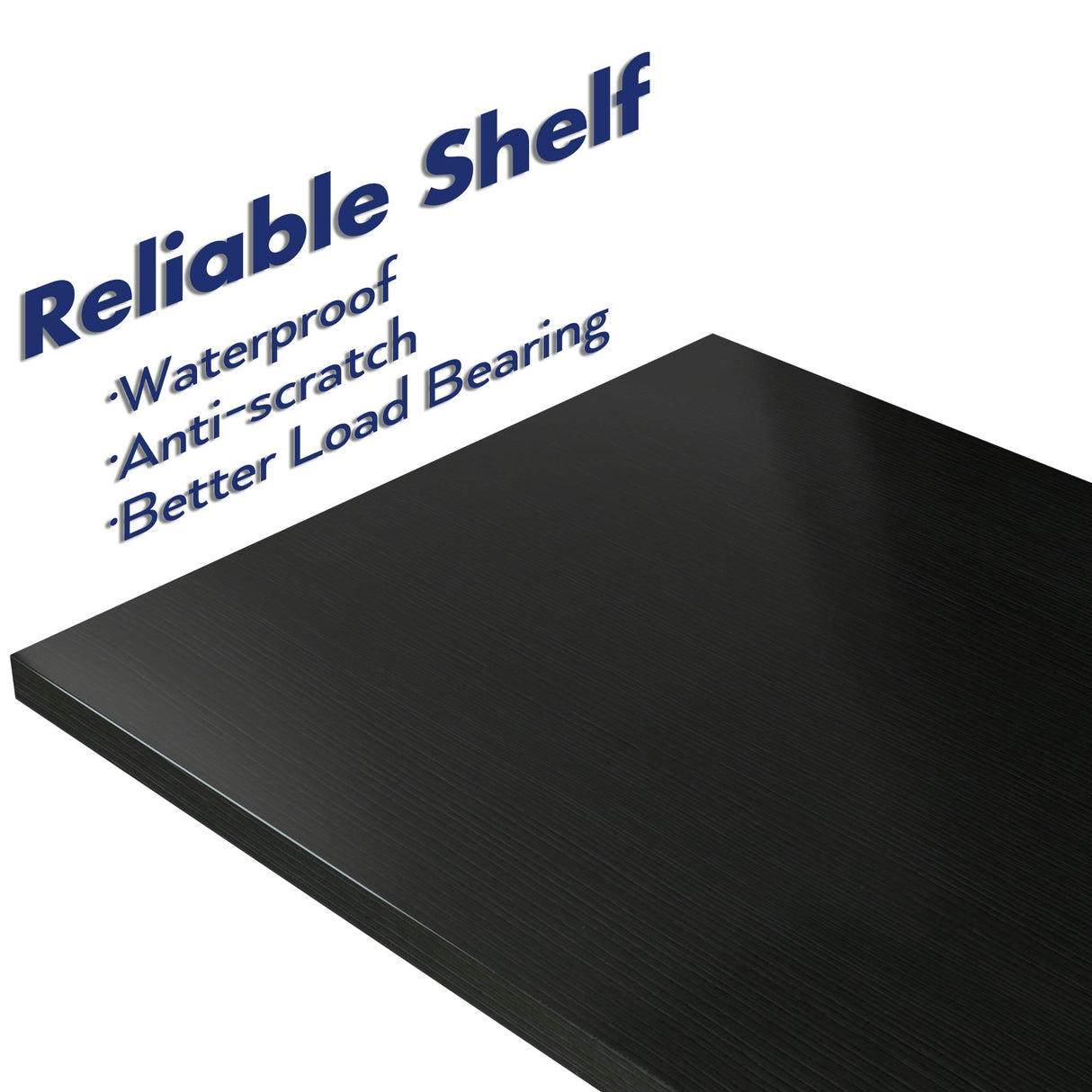 NUMENN 5 Tier Bookshelf, Tall Bookcase Shelf Storage Organizer, Modern Book Shelf for Bedroom, Living Room and Home Office, Black NUMENN