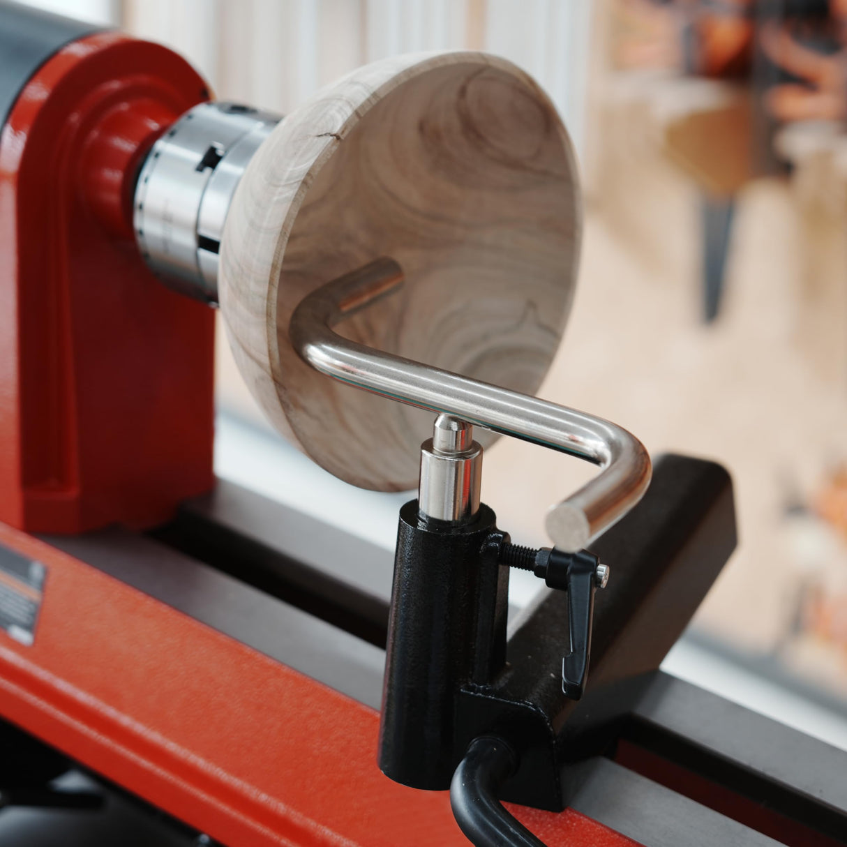 BMWOOD S Shaped Stainless Steel Tool Rest Set with 1" and 5/8" Stems for Woodturning Lathe Bowl Turning. BMWOOD