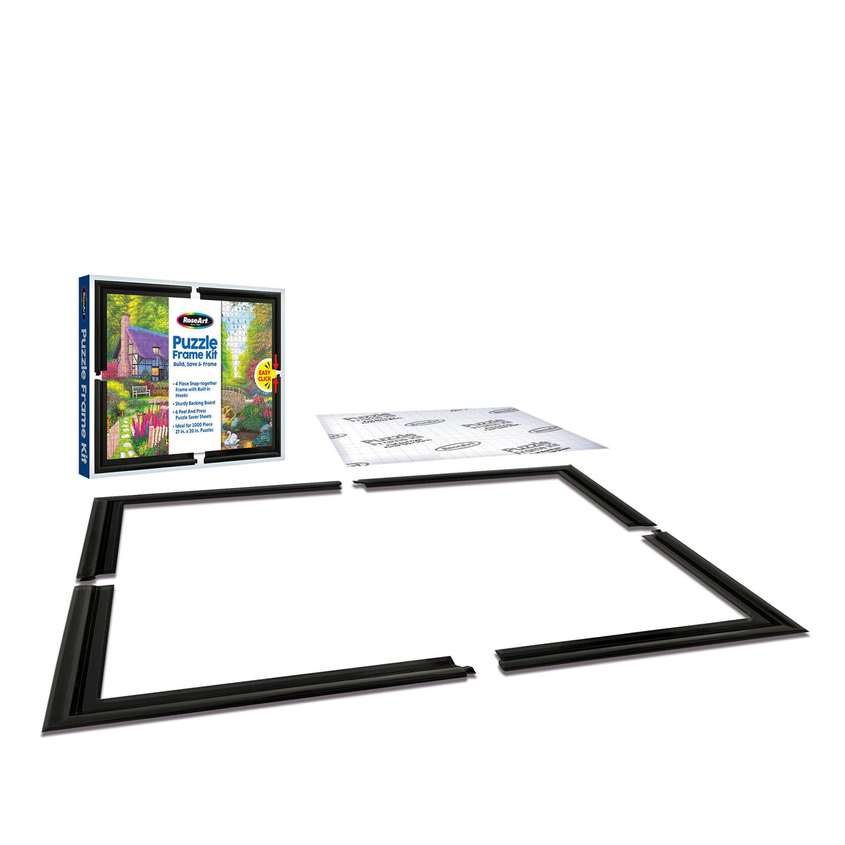 RoseArt Puzzle Frame Kit, A Great Way to Build, Save, Frame, Display and Preserve Your Favorite Jigsaw Puzzle RoseArt