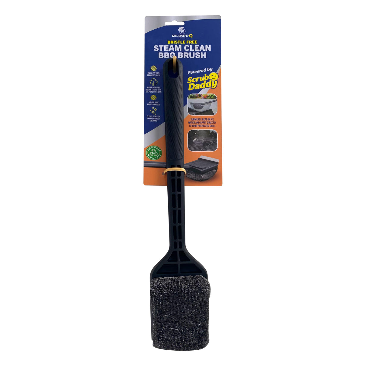 Mr. Bar-B-Q Steam Clean BBQ Brush Powered by Scrub Daddy Mr. Bar-B-Q