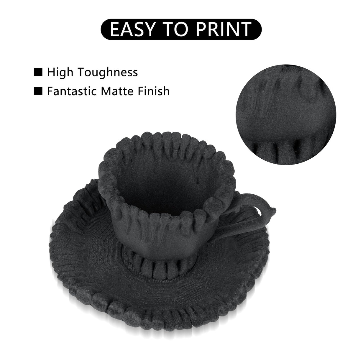 iSANGHU Carbon Fiber Polycarbonate Filament 1.75mm, UV/Heat Resistance PC-CF 3D Printer Filament, Carbon Fiber PC Filament for High-Temperature Technical Parts, 1kg(2.2lbs) Spool iSANGHU