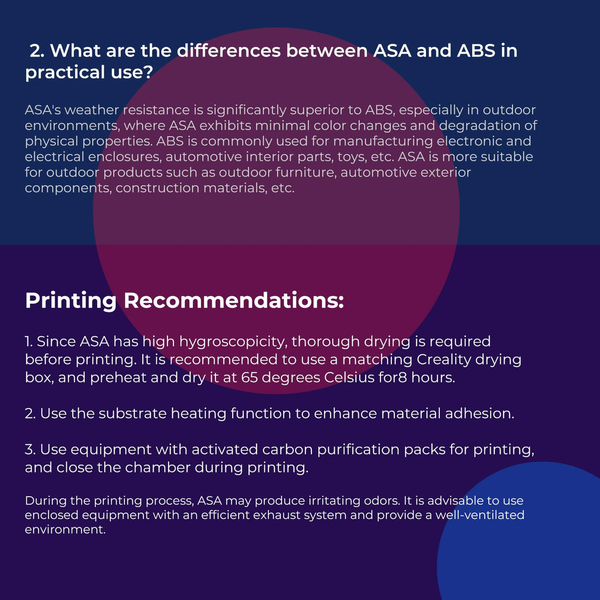 Creality ASA 3D Printer Filament 1.75mm, 1kg(2.2lbs)/Spool – UV & High-Heat Resistant, Weather Resistant, Dimensional Accuracy ±0.03mm, Ideal for 3D Printing Outdoor Functional Parts, Black Creality