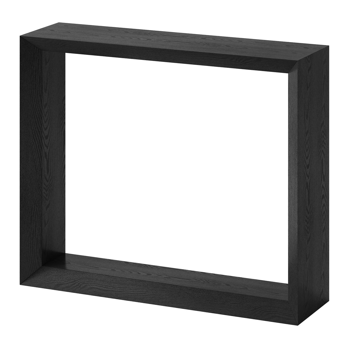 Henn&Hart 36" Wide Rectangular Console Table in Natural Black, for Home, Living Room, Bedroom, Entertainment Room, Office Henn&Hart