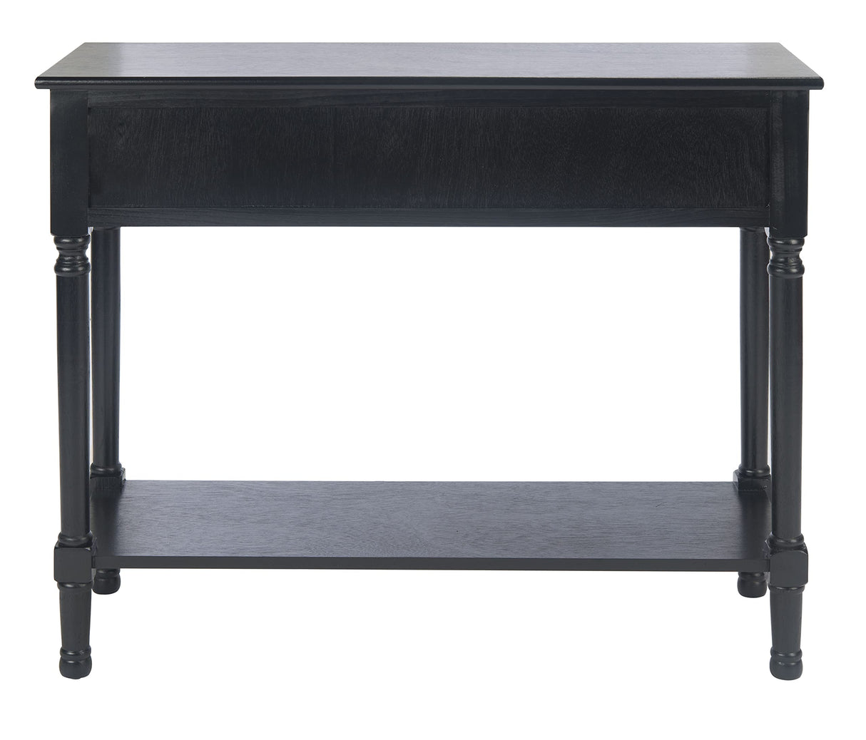 Safavieh Home Collection Allura Black 2-Drawer Bottom Shelf Console Table Safavieh
