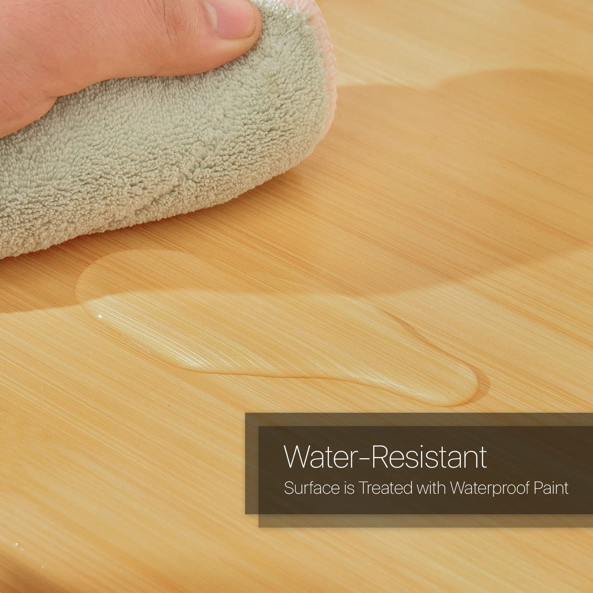 MoNiBloom Bamboo 5 Tier Bookshelf Bookcase Shelf Storage Organizer, Free-Standing Utility Plant Flower Rack for Living Room Office Bedroom Kitchen, Natural MoNiBloom