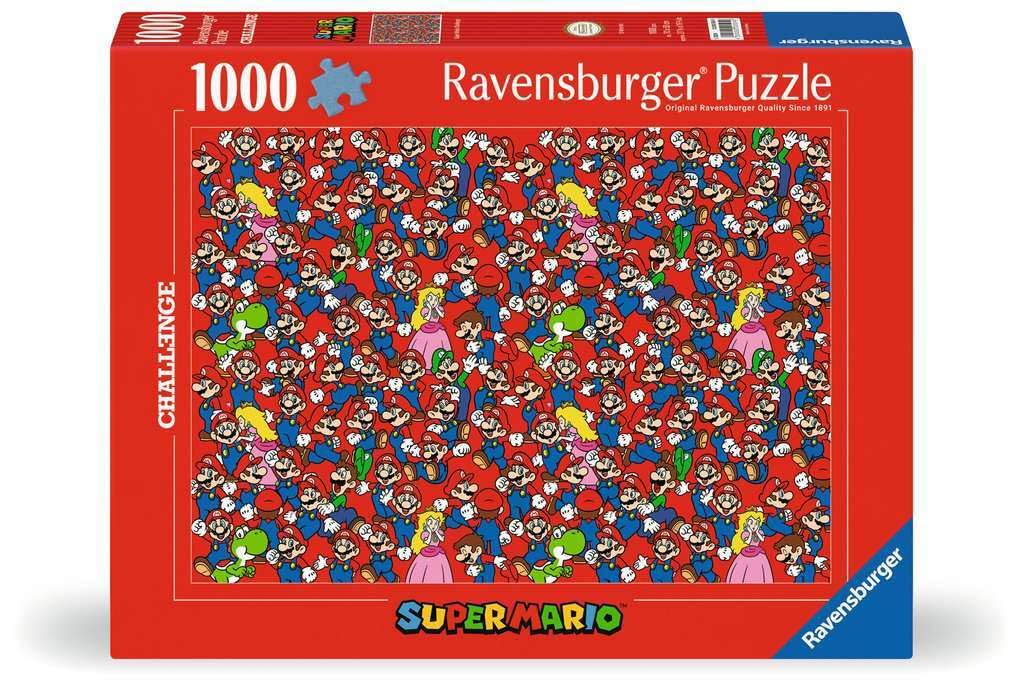 Ravensburger Puzzle 12000504 - Super Mario Challenge - 1000 Teile Puzzle für Erwachsene und Kinder from 14 Years, White Ravensburger