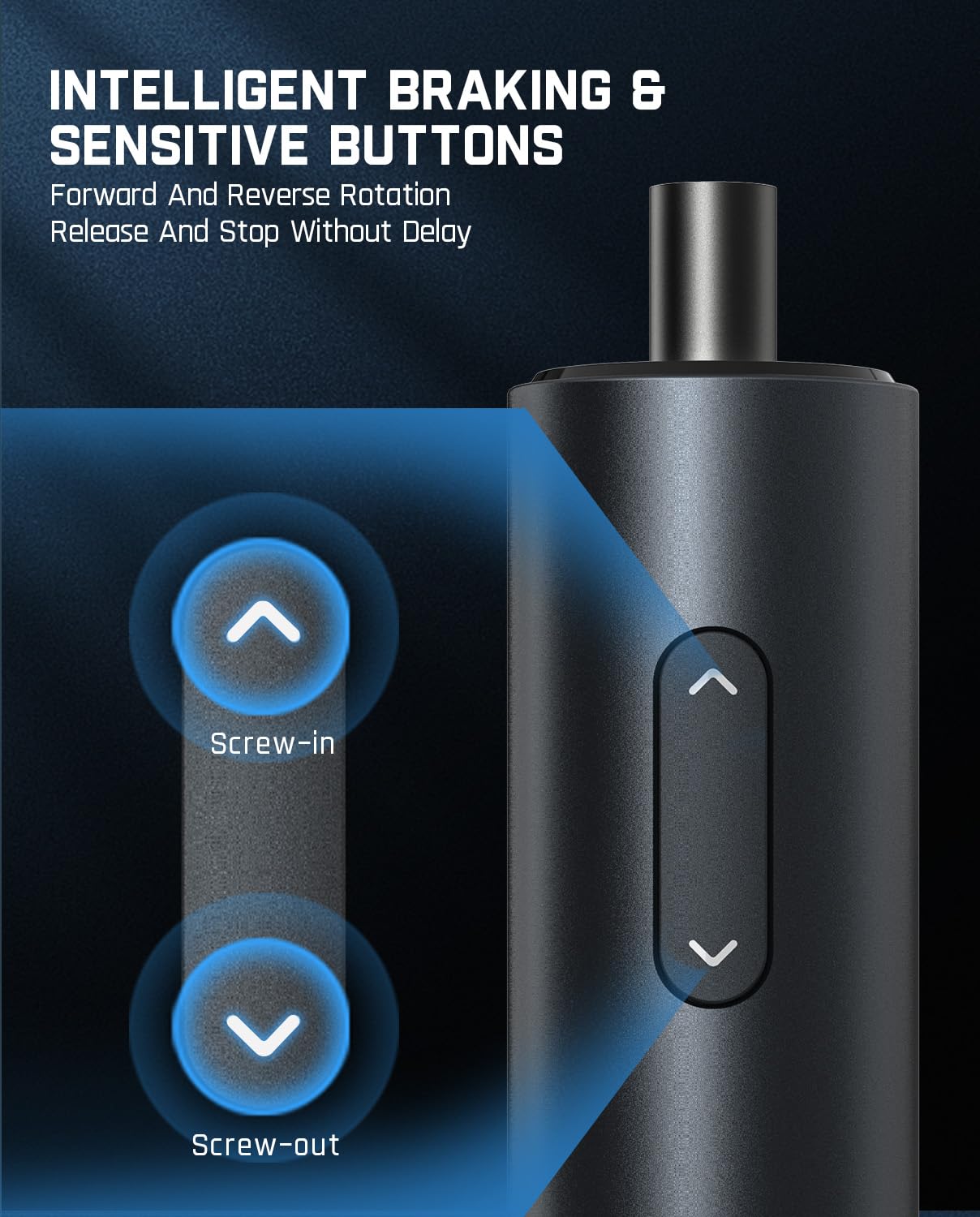 Fanttik NEX S1 Capsule 3.7V Cordless Screwdriver, Electric Screwdriver, Max 5 N.m, 320 RPM Motor, 5 Pcs Double-Ended Bits, Compact Design, LED Light, 1/4''Hex, Idea Tool for Furniture, Appliances Fanttik