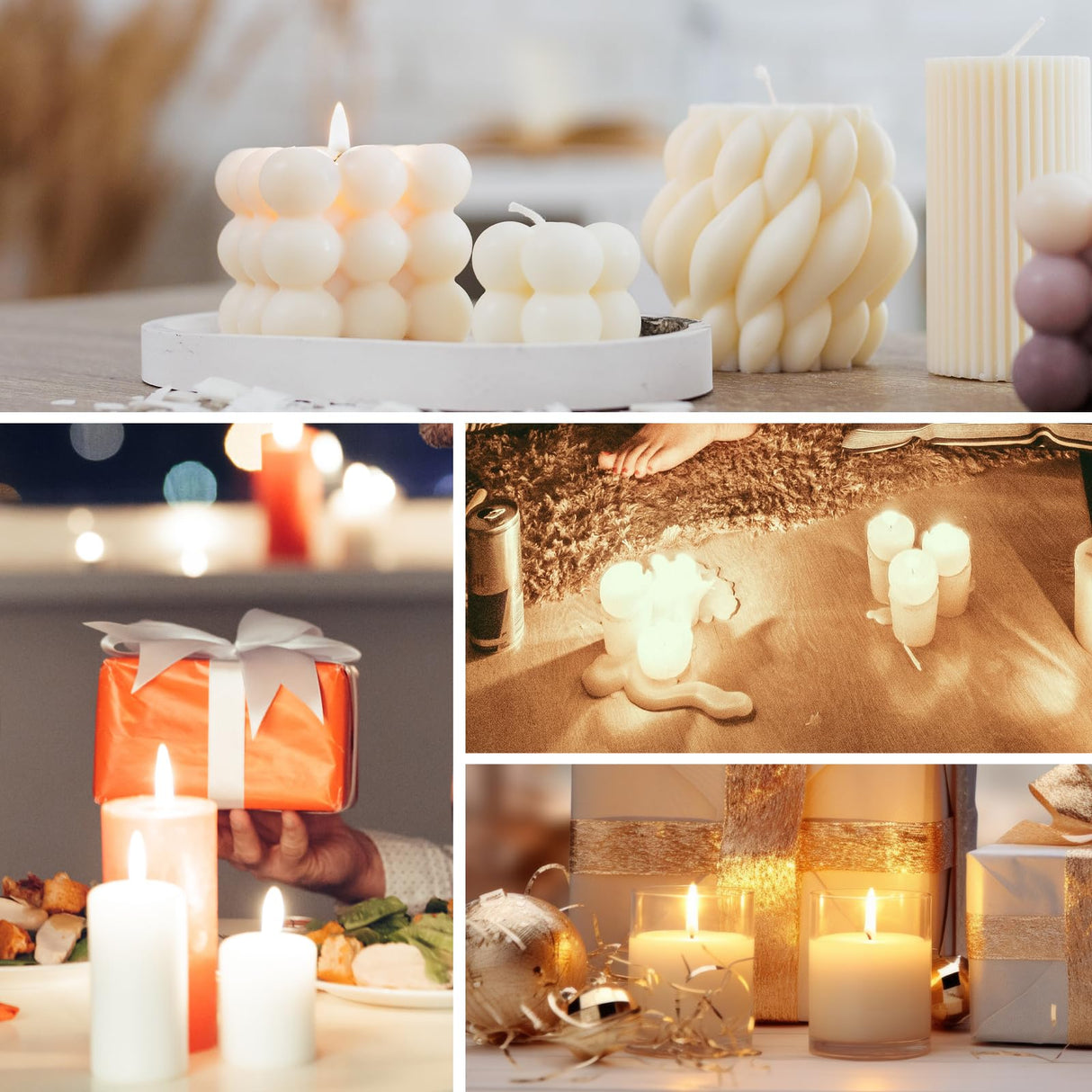 SACATR 5LB Soy Wax for Candle Making, 100% Soy Wax - Natural Candle Wax- No additives and Pure, Premium Quality Candle Wax for Candle Making SACATR