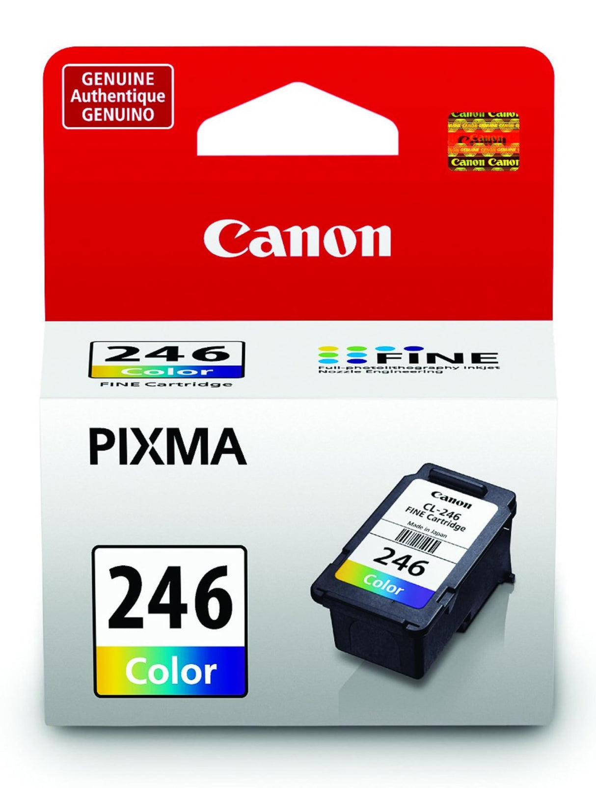 Canon CL-246 Genuine Color Ink Cartridge, Compatible with iP2820, MG2420/2924/2920/3020/2522/2525, MX492, TS3120/302/302a/202/202a/4520/3320 Canon