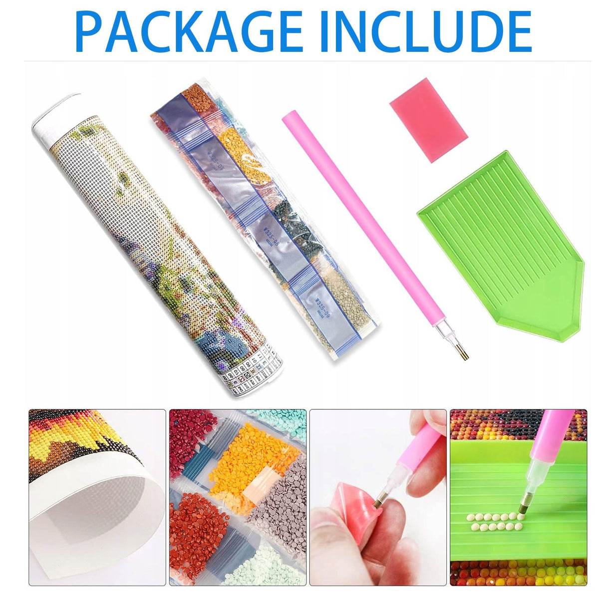 Sun and Moon Diamond Art Kits for Adults, Round Full Drill Diamond Painting Kits for Beginners Gem Art Painting Kits, DIY 5D Diamond Dots Painting with Diamond Arts and Crafts Wall Decor 14x14inch YSUNETER