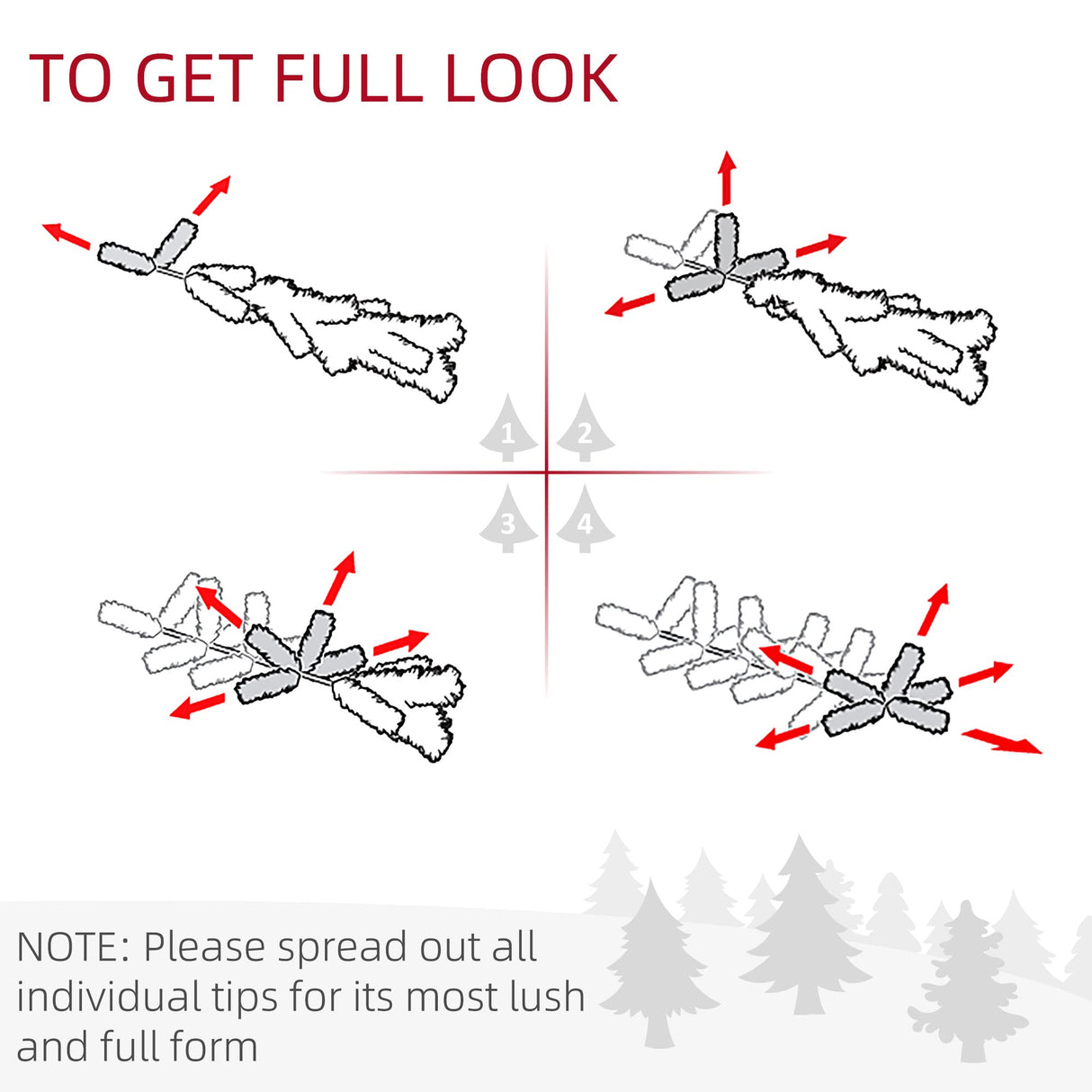 HOMCOM 6' Artificial Pencil Christmas Tree, Slim Xmas Tree with 390 Realistic Branch Tips and Plastic Stand, Green HOMCOM