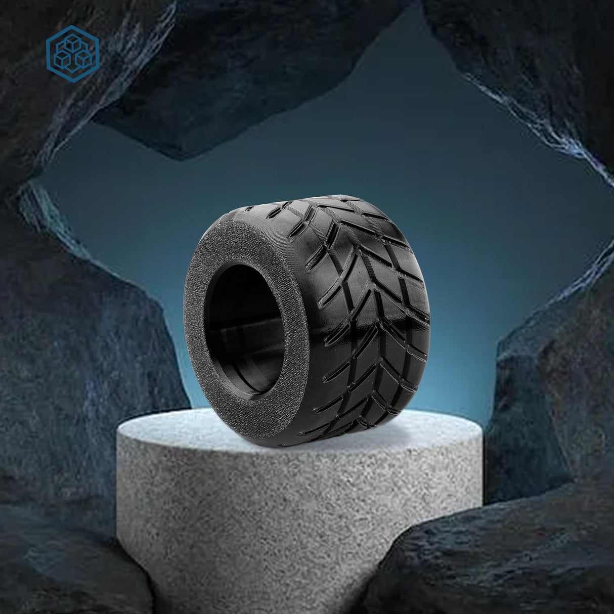 TPU Filament 1.75mm, TINMORRY 95A TPU Flexible 3D Printing Filament, 1 kg (2.2 lbs)/Spool, Black TINMORRY