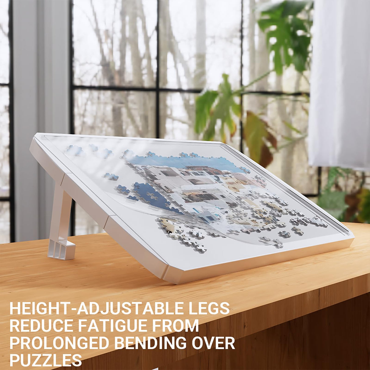 1500 Pieces Rotating Puzzle Board with 6 Drawers and Cover 35"x26"Portable Spinning Plastic with Rotating & Tilting Jigsaw Puzzle Table for Adults Gift for mom