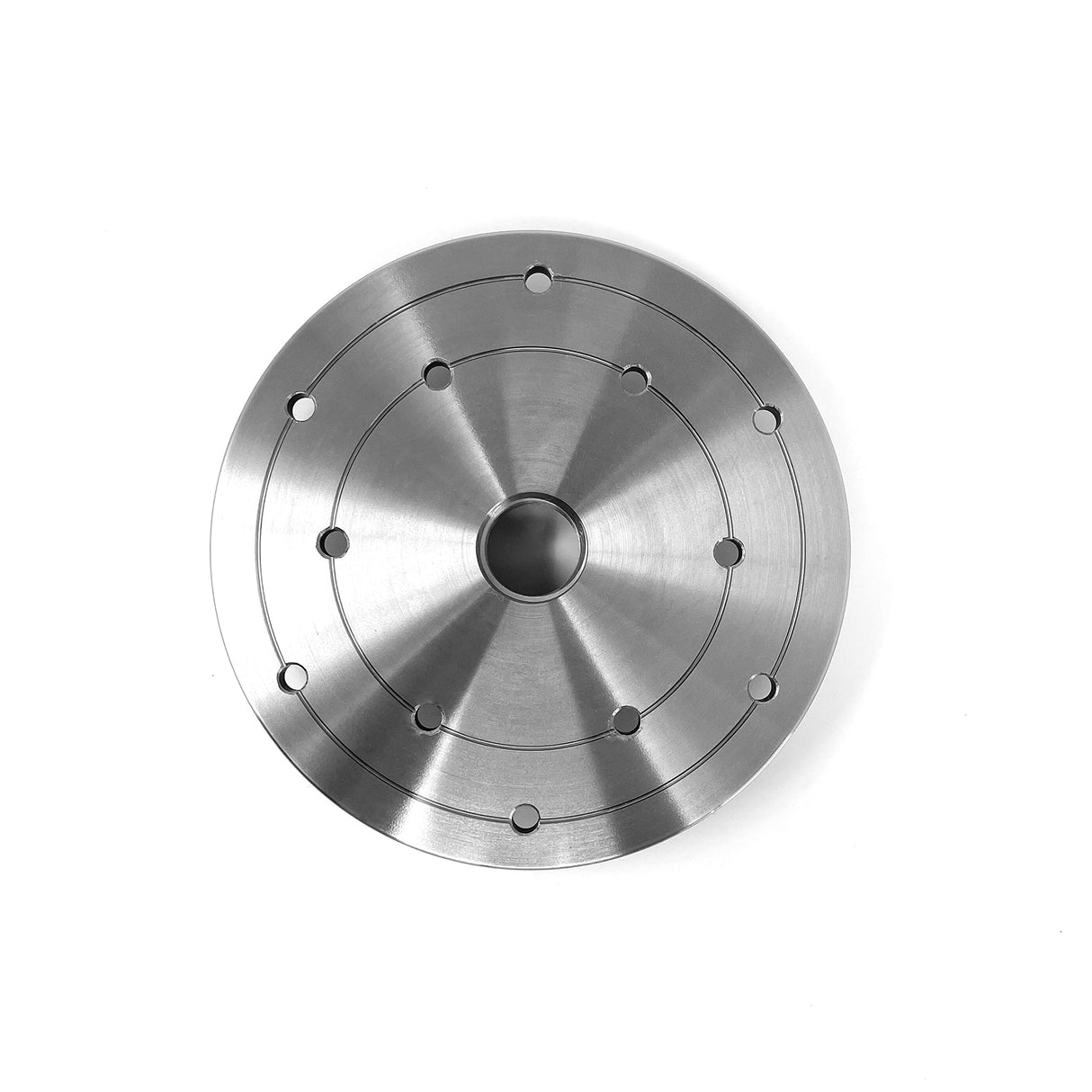 RGWOOD 6" Steel Wood Lathe Face Plate, 1" x 8tpi Threaded With Locking Set Screw (for Reversing Lathes) RGWOOD