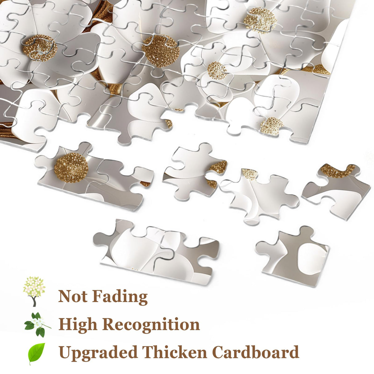 Flower Tree Puzzles for Adults 1000 Pieces Nature, Hard Floral Jigsaw Puzzle, Pretty Plant Orchid Puzzle BBOLDIN