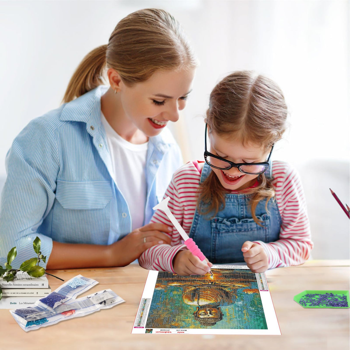 SENQAO Buddha Diamond Painting Kits for Adults, 5D Buddhism Inspirational Full Drill Diamond Art Kits, Lotus DIY Round Full Drill Gem Art and Crafts for Home Wall Decor 12x16inch SENQAO