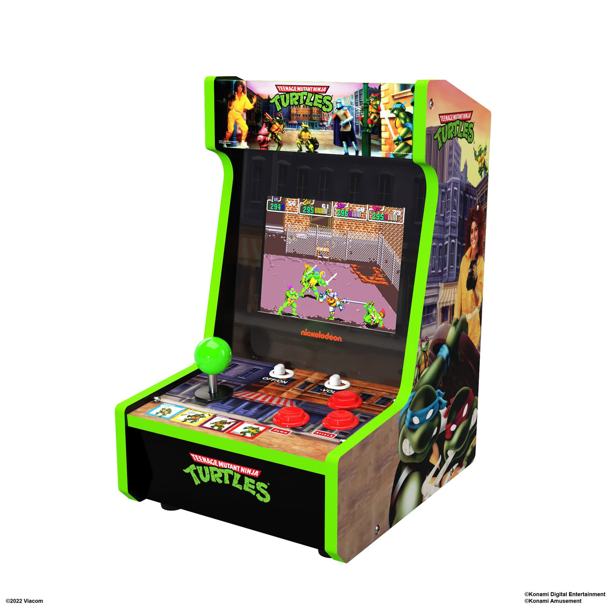 Arcade1UP Teenage Mutant Ninja Turtles Countercade 2 Games in 1 ARCADE1UP