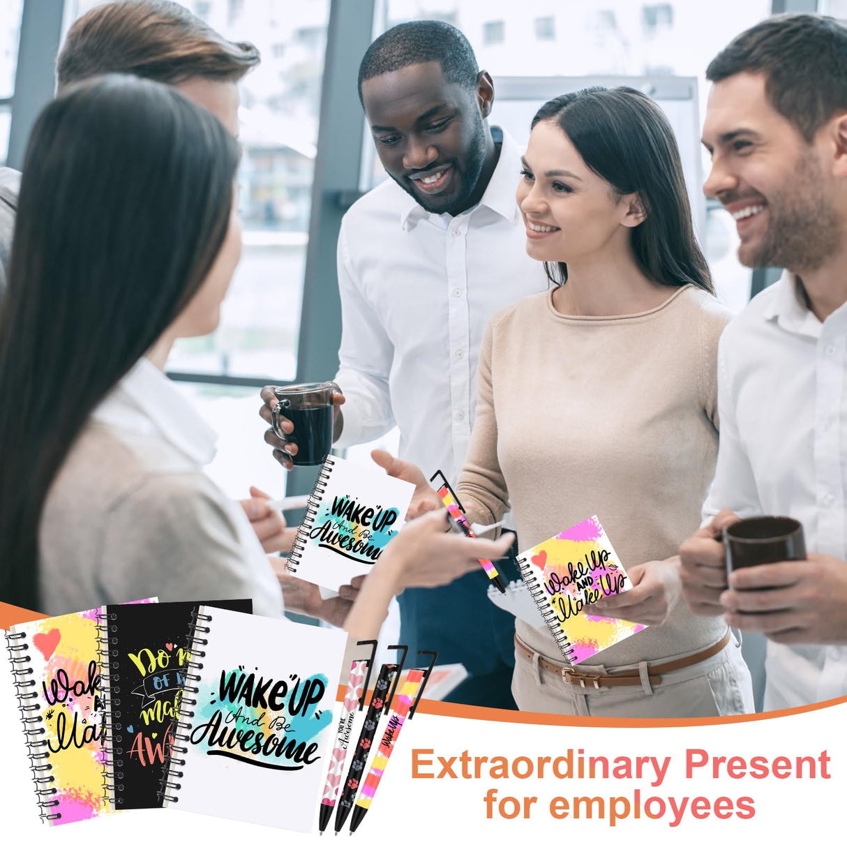 Spakon 24 Pcs Sublimation Notebook and Pen Set 24 Pcs A6 Line Spiral Notebooks Blank with 24 Pcs Sublimation Pens Bulk for DIY Classroom Office Writing Supplies Gifts Spakon