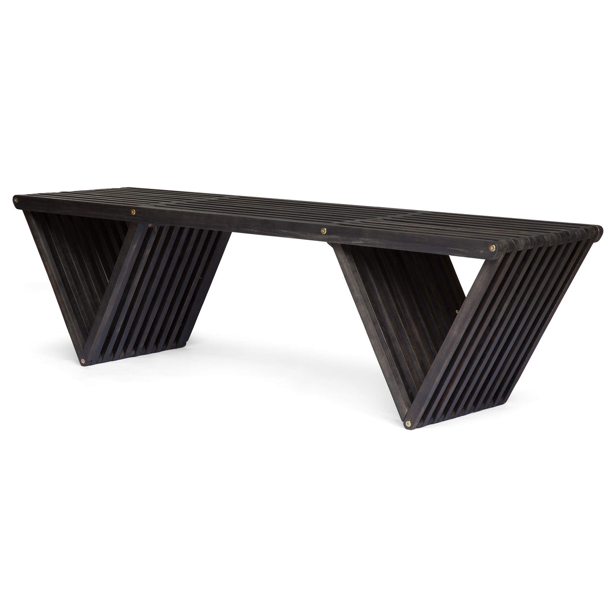Christopher Knight Home Esme Outdoor Acacia Wood Bench, Dark Gray Finish Christopher Knight Home