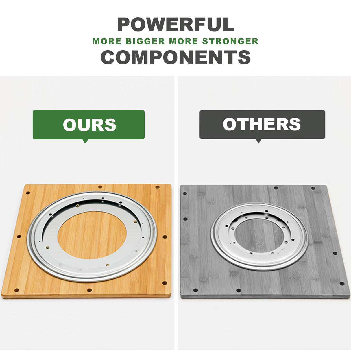 YOWOS 360° Rotating Bamboo Bookshelf Tower – 6 Tier Floor Standing Storage Rack for Kids & Adults YOWOS