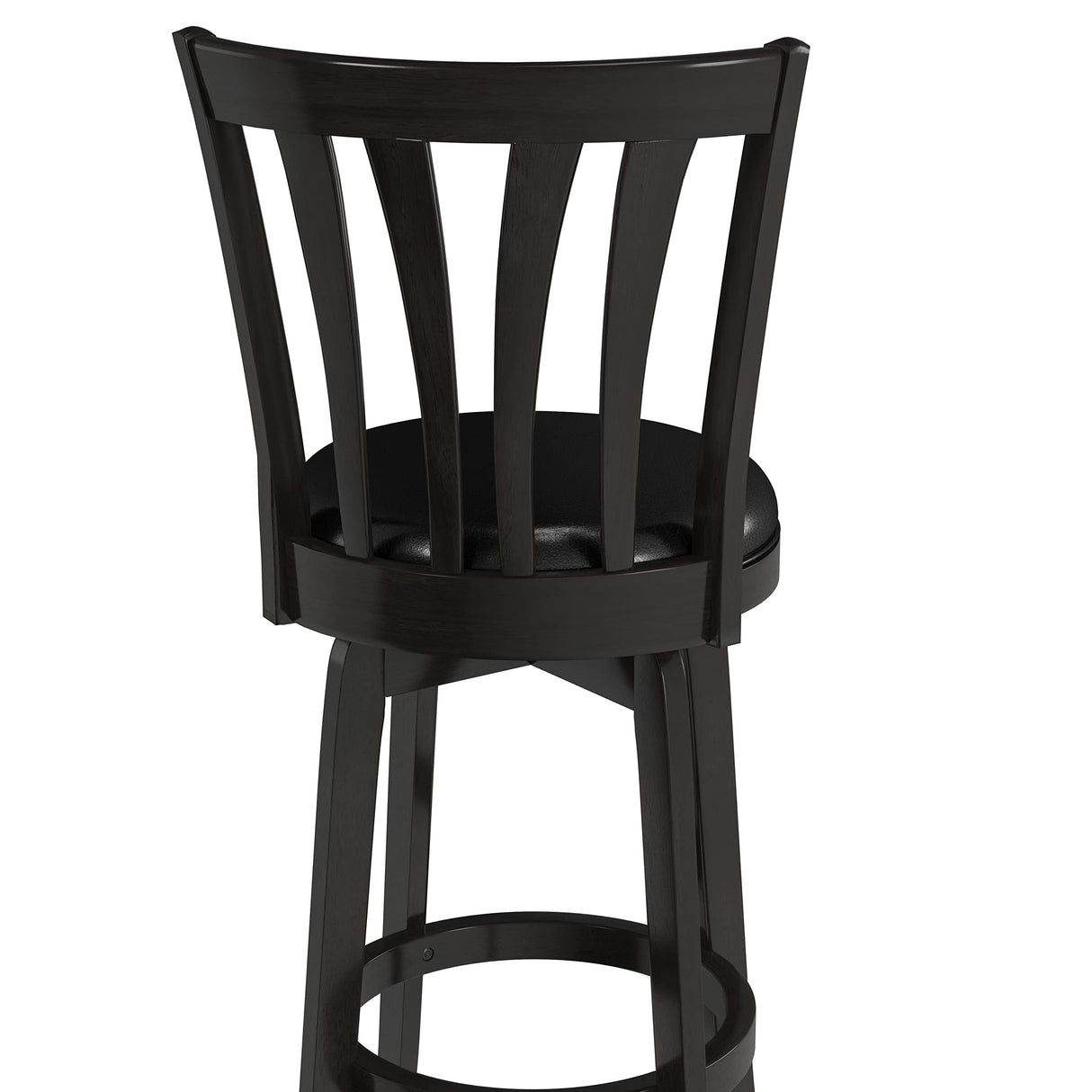 Hillsdale Savana Wood Bar Height Kitchen Stool, 29.5" High, Black Hillsdale