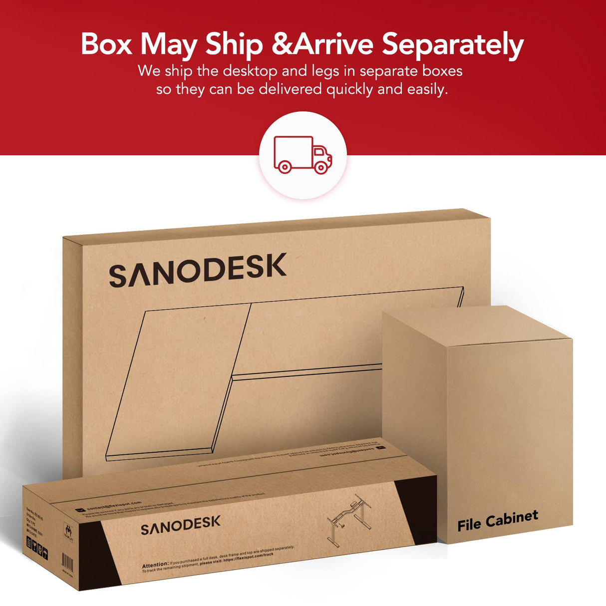 SANODESK Dual Motor L-Shaped Electric Standing Desk Height Adjustable Stand up Desk with 3 Drawer File Cabinet,63 x 40 Inches White Top/White Frame SANODESK