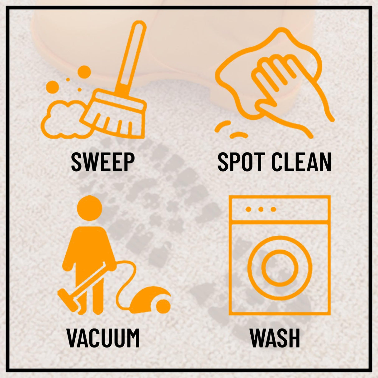 Ottomanson Washable 2x5 Non Slip Runner Rug, Ultra Thin Hallway Rug with Rubber Backing, Solid Design Rug for Kitchen Bedroom or Living Room, Gray, 20" x 59" Ottomanson