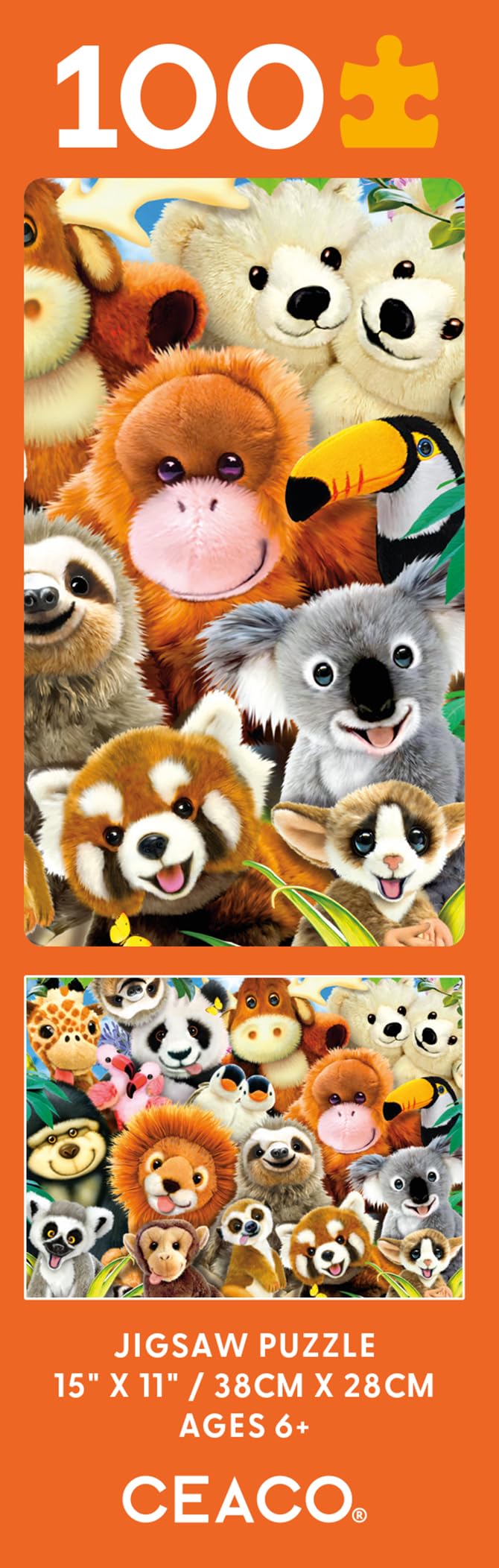 Ceaco - Plushie Parade - 100 Piece Jigsaw Puzzle Ceaco