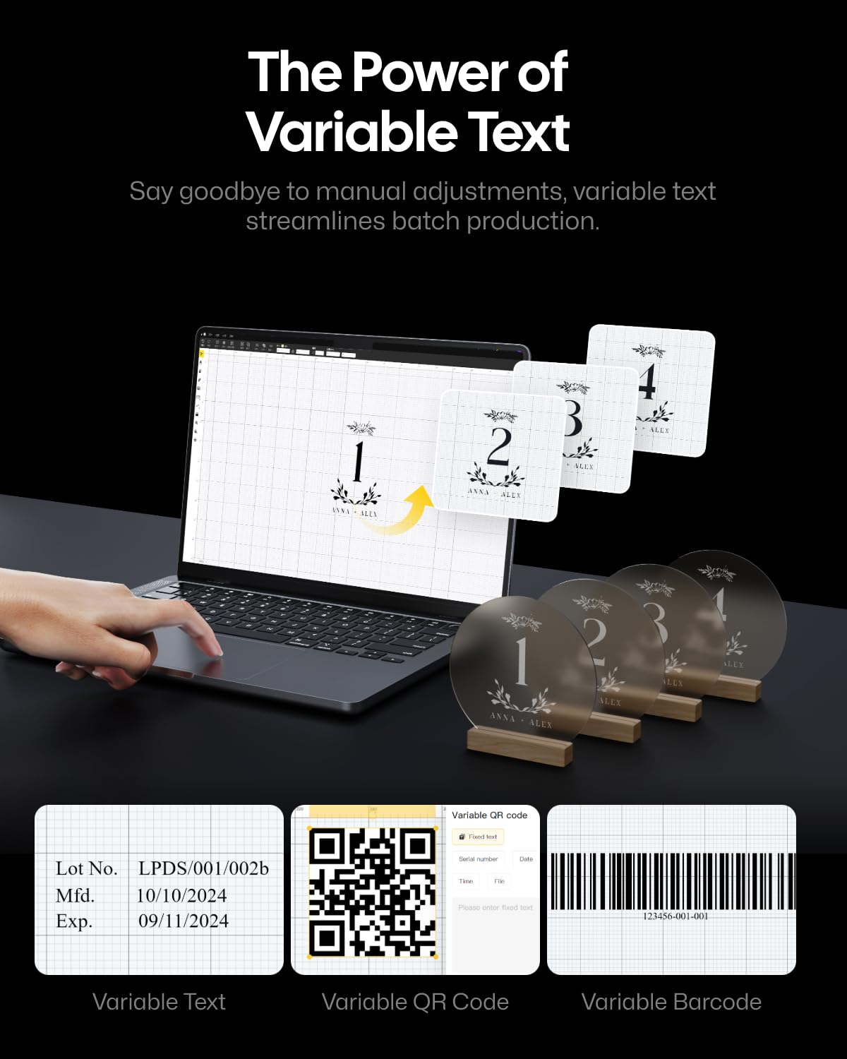 LaserPecker LP5 20W Fiber & Diode Dual Laser Engraver, 10X Faster 0.0027mm Precision for Metal/Wood/Jewelry, Portable 6kg Laser Cutter for Instant Store Customization, 3D Grayscale Engraving Machine LaserPecker