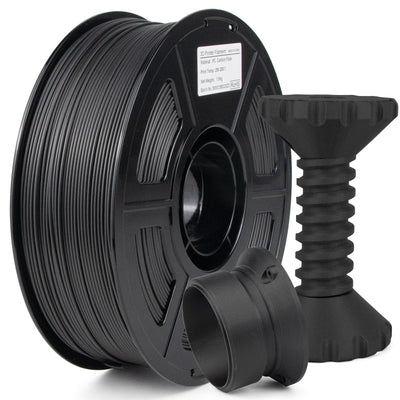 iSANGHU Carbon Fiber Polycarbonate Filament 1.75mm, UV/Heat Resistance PC-CF 3D Printer Filament, Carbon Fiber PC Filament for High-Temperature Technical Parts, 1kg(2.2lbs) Spool
