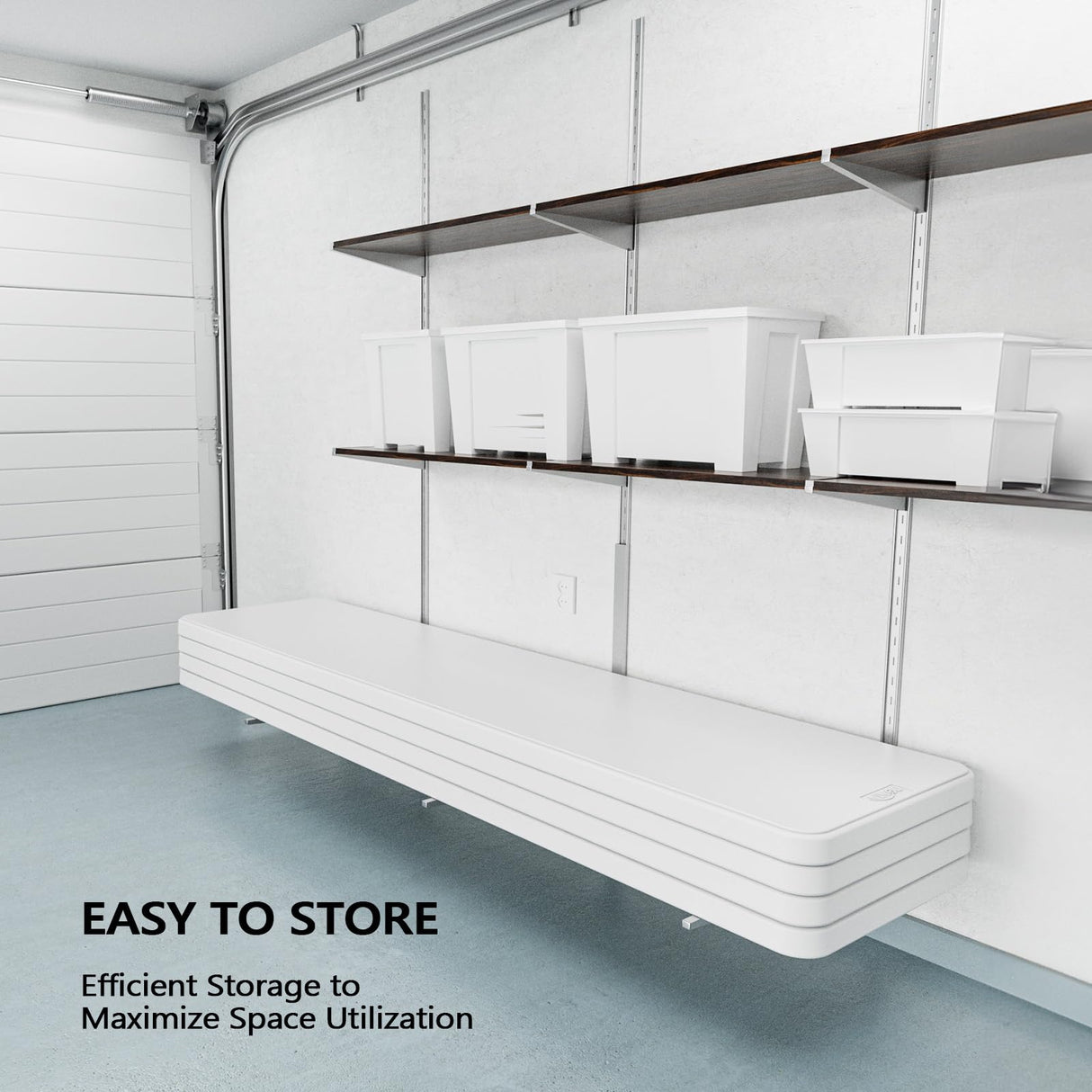 VINGLI 6 FT Narrow Folding Table,Premium Quality HDPE Material and Sturdy Metal Frame, Perfect for Buffet, Seminar, Party, Training, Home Work VINGLI