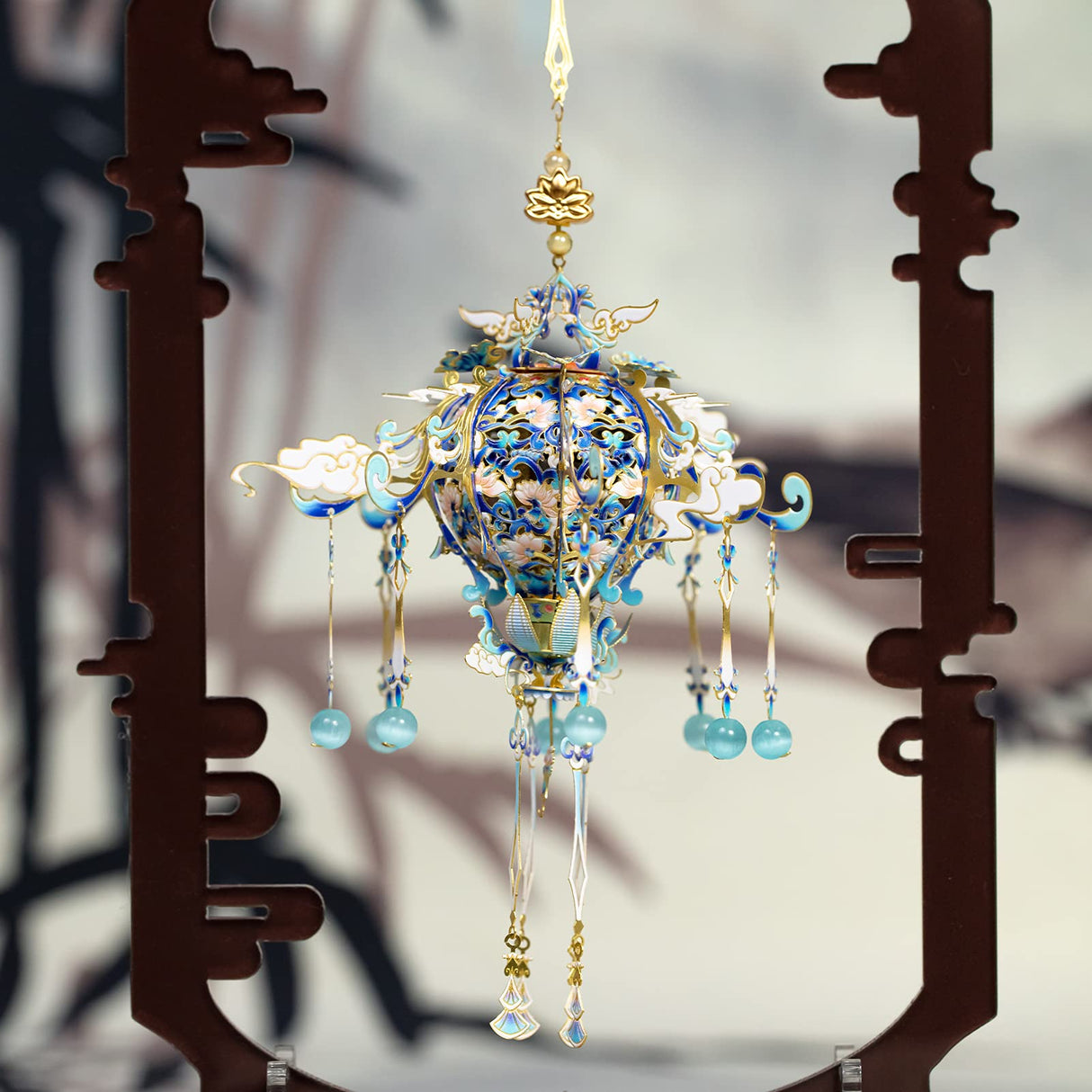 MU 3D Metal Puzzles Model Kits Building for Adult to Build Scented Sachet A, Ancient Palace Miniature Assembling, Birthday DIY Gifts and Home Decor MU