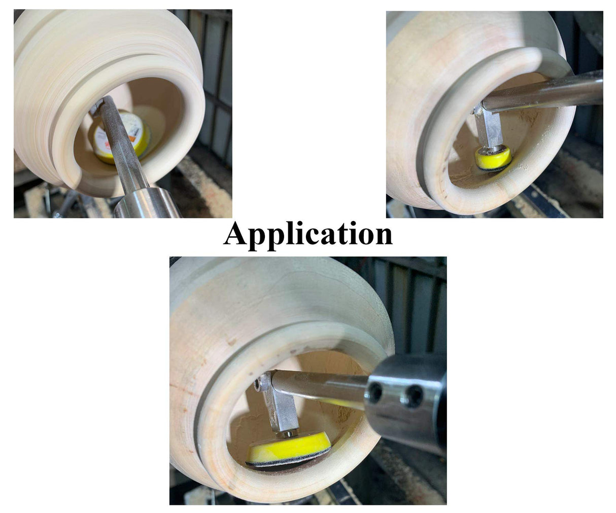 Dirtech Sander Sanding Tool with 1", "2", "3" Foam Loop Sander Pad and 90pcs Sandpaper for Woodworking Wood Turning on Lathe Dirtech