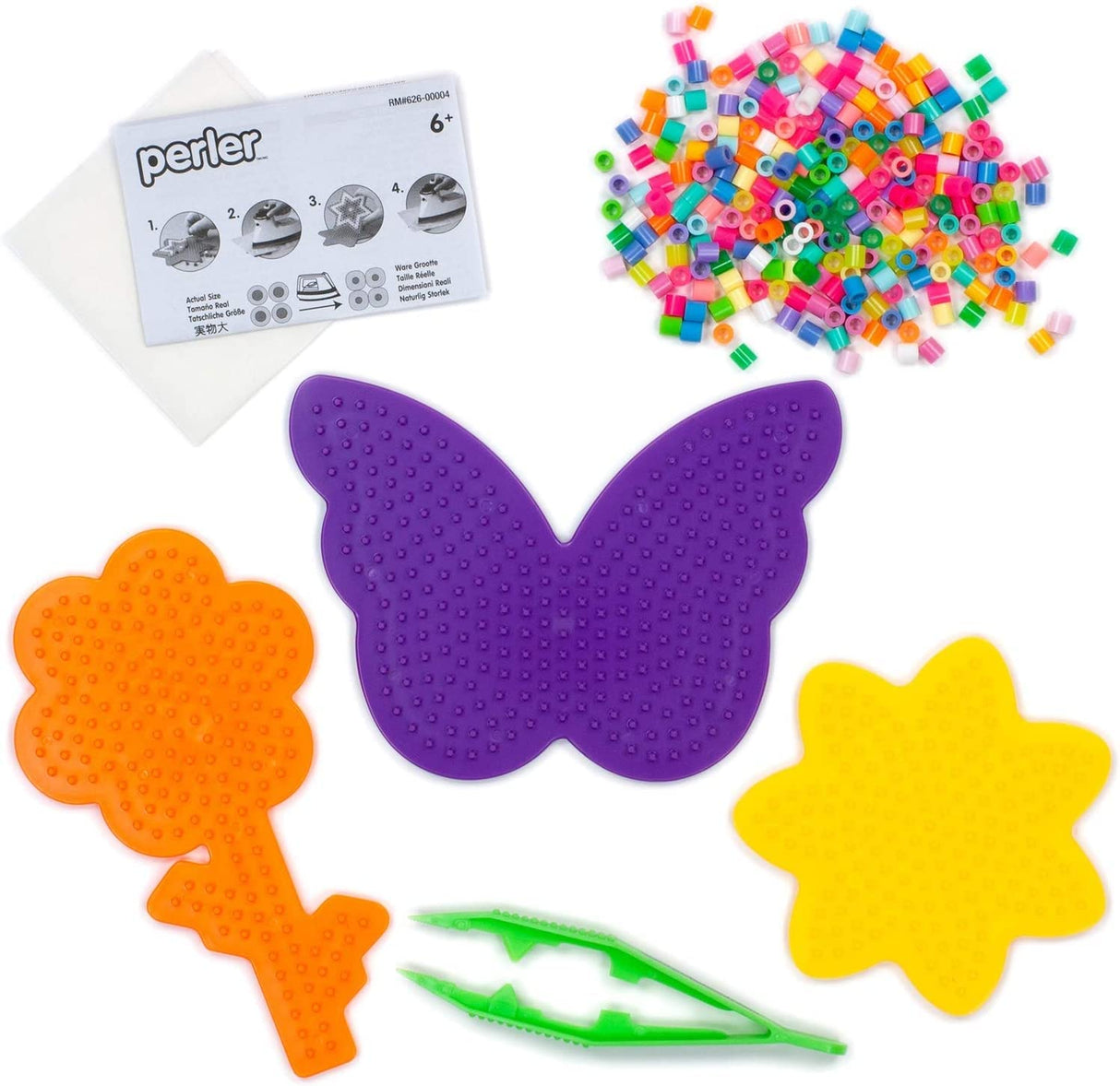 Perler Sunny Days Bright Color Fuse Bead Bucket, 5500 pcs Perler