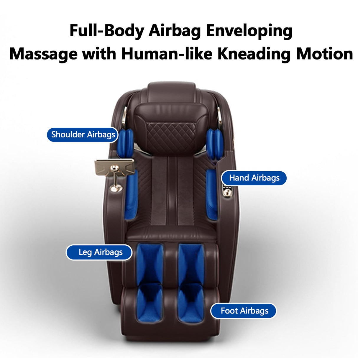 VUYSUYVY 4D Massage Chair, Zero Gravity Full Body Shiatsu Massage Chair Recliner W/SL-Track, Heat, Deep Stretch, Body Scan, Airbag, Foot Roller, 2025 Intelligent Massage Chairs for Relaxation VUYSUYVY