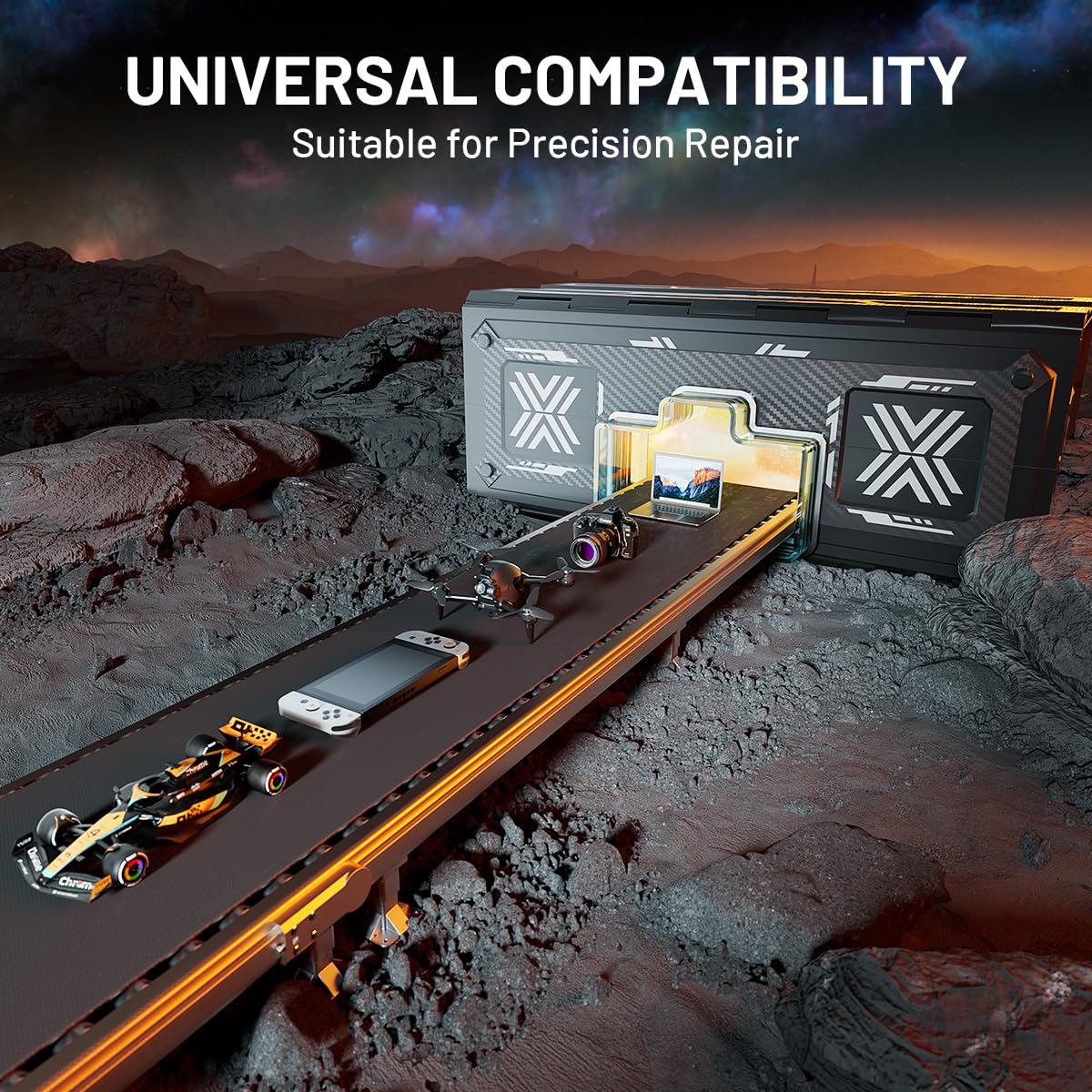 EZARC Electric Screwdriver Set, 181 in 1 Cordless Screwdriver, 3 Torque Settings with 160 Magnetic Precision Bits, Power Screwdriver Repair Tool Kit for Phone Laptop Camera Watch Computer EZARC