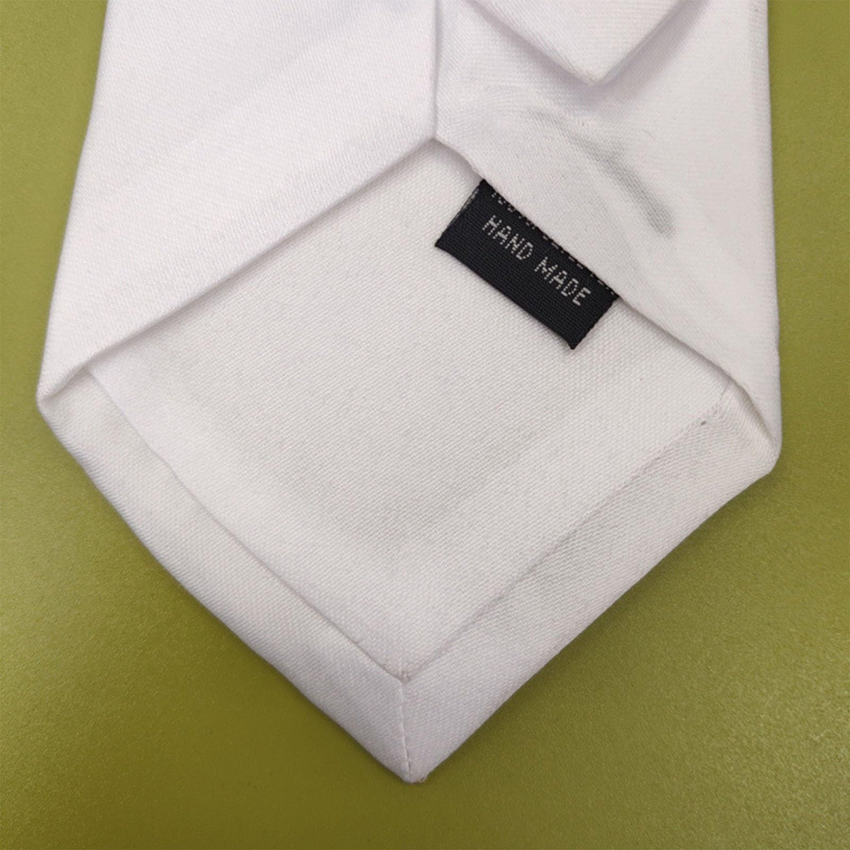 YANIYA Male Blank Sublimation Necktie Solid Color White Embryo DIY Neck Tie for Casual Formal Wedding Party Business Occassion YANIYA