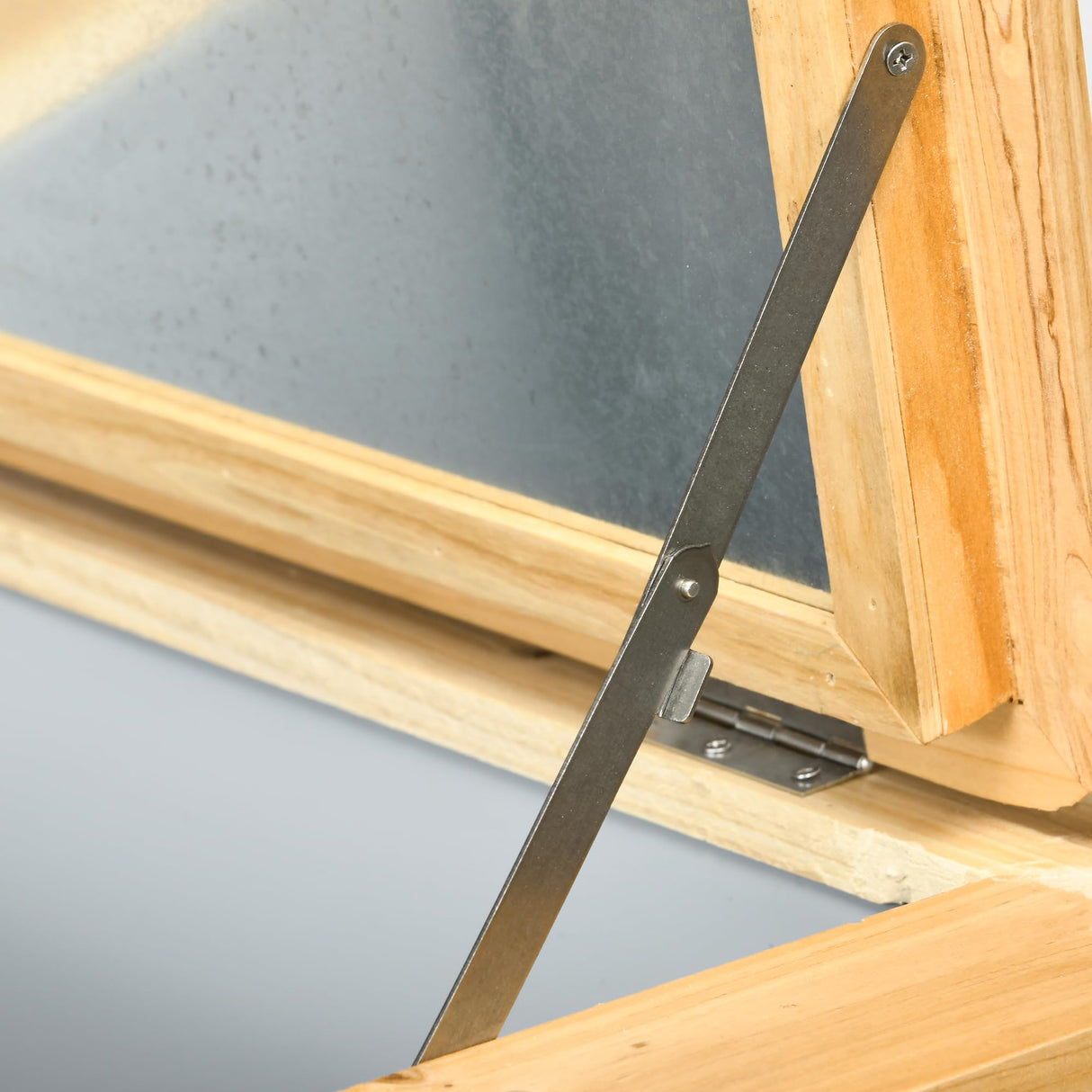 Outsunny Wooden Patio Cooler, 54Qt. Outdoor Beverage Cooler with Bottle Opener and 3 Handles for Backyard, Deck, Poolside Party, Natural Outsunny