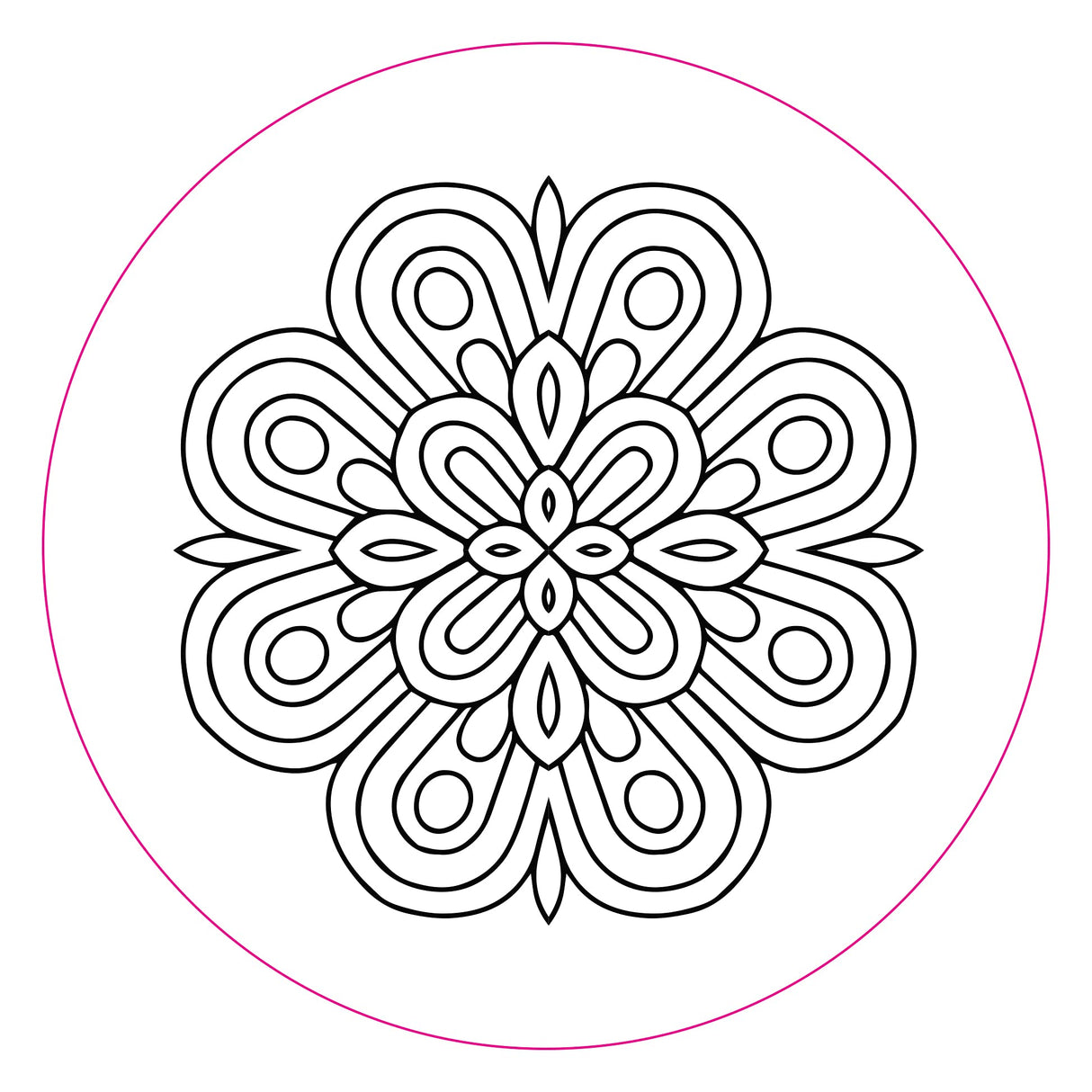 Mandalas Embroidery Transfers (set of 10 hoop designs!) PETER PAUPER PRESS