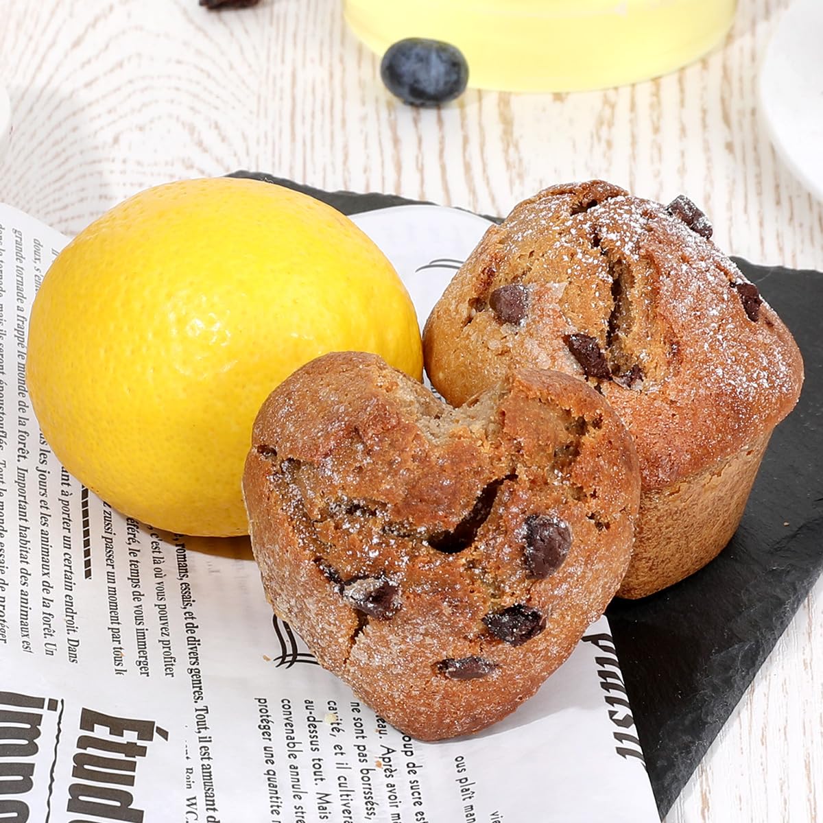 CAKETIME Heart Shaped Muffin Pan with Metal Frame, Nonstick Heart Silicone Molds for Valentine's Day Baking Heart Shaped Egg Muffins, Cupcake, Tartlets, Egg Bites, Chocolate Muffin, Soaps CAKETIME