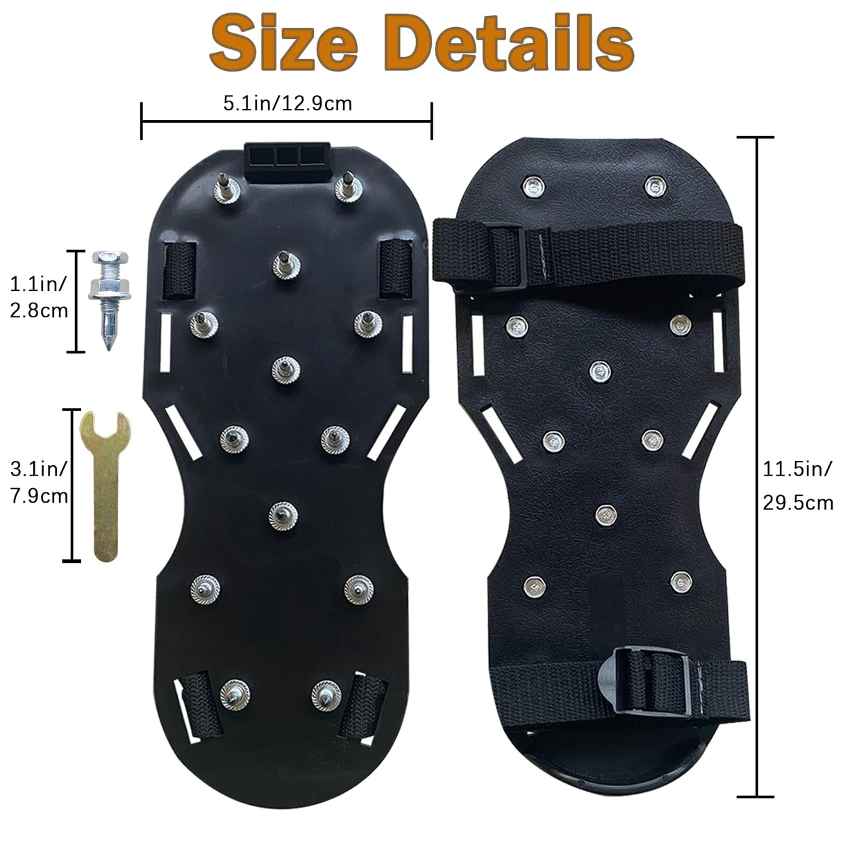 Epoxy Shoes, Gunite Spikes Shoes, Spike Shoes for Epoxy Flooring, with 1" Short Spikes Perfect For Epoxy Floor, Overlays, Epoxy Floor Kit, Garage Floor Epoxy Kit, Epoxy Garage Floor Coating Kit St !GIANTMAN