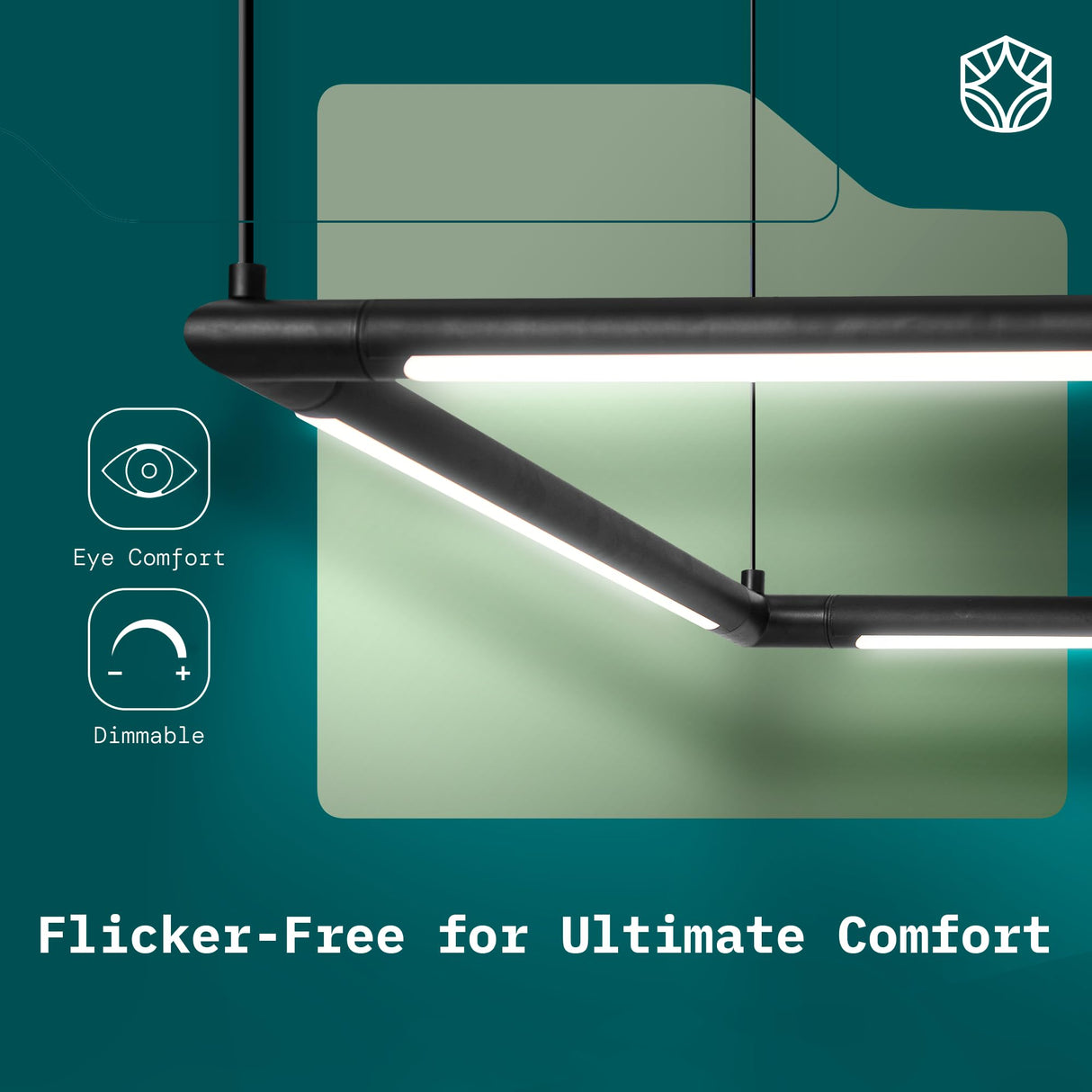 Solvita Pool Table Light –Premium LED Billiard Light, Flicker-Free, Adjustable Height & 360° Rotatable Design – Bright White 3000K (Rectangle 49.6 x 25 inch) Solvita