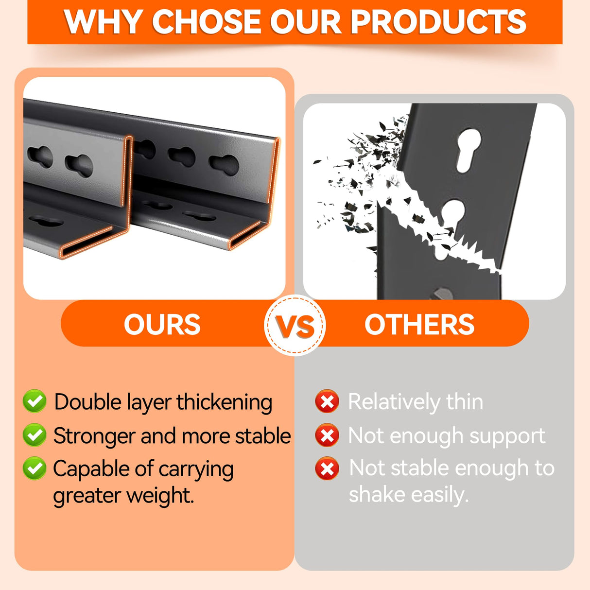 Notmise Garage Storage Shelving - Adjustable 5-Tier Heavy Duty Metal Shelving, 2500lbs High Load Capacity, Multi-Functional for Garage, Warehouse, or Home Storage, 63" H x 16" D x 32" W, Black Notmise