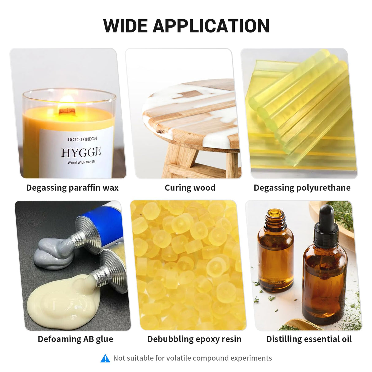 NOVORIK Vacuum Chamber with Pump Kit 3.6CFM 1/4HP Single Stage Vacuum Pump with Acrylic Lid Vacuum Chamber Kit for Stabilizing Wood, Degassing Silicone, Epoxies novorik